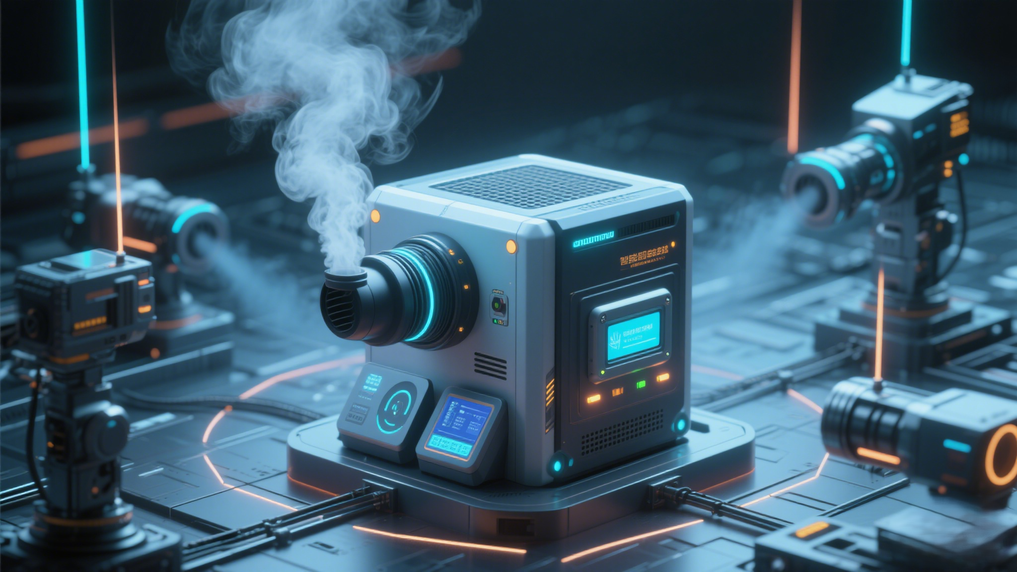 智能感應，99.9% 煙霧凈化率 —— 告別激光加工產生的煙霧對人體的傷害！